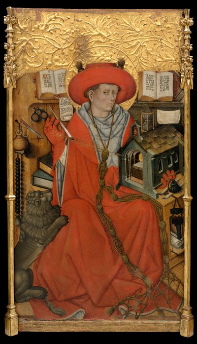 القديس جيروم في دراسته بواسطة جاومي فيرير